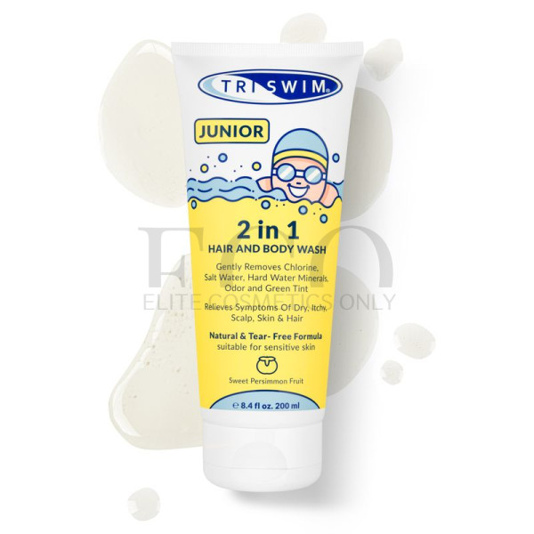 Дитячий шампунь та гель для душу TRISWIM Junior HAIR AND BODY WASH 2in1, 200 мл